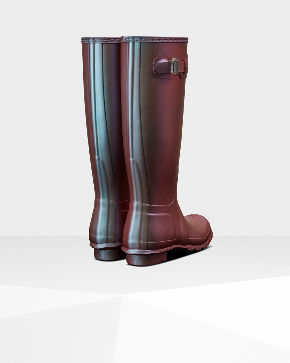 Galochas Altas Hunter Feminina Azuis - Original Nebula - 81NATELKH